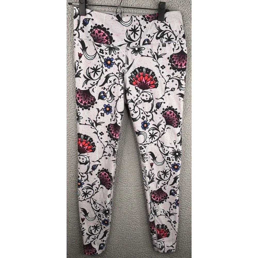 NIKE WOMEN’S POWER LEGEND FLORAL PRINTED TRAINING TIGHTS AA2231 027 M